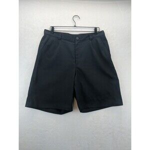 Under Armour Performance Golf Shorts Mens 34R UA Black Stretch Chino
